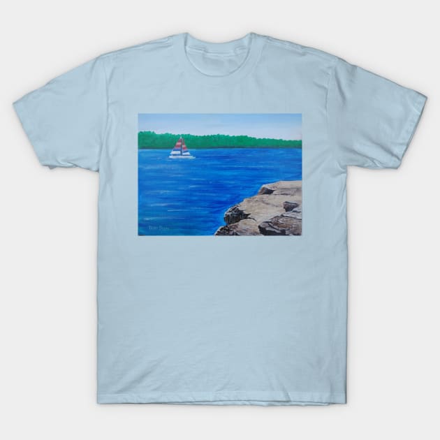 Sailing T-Shirt by Matt Starr Fine Art